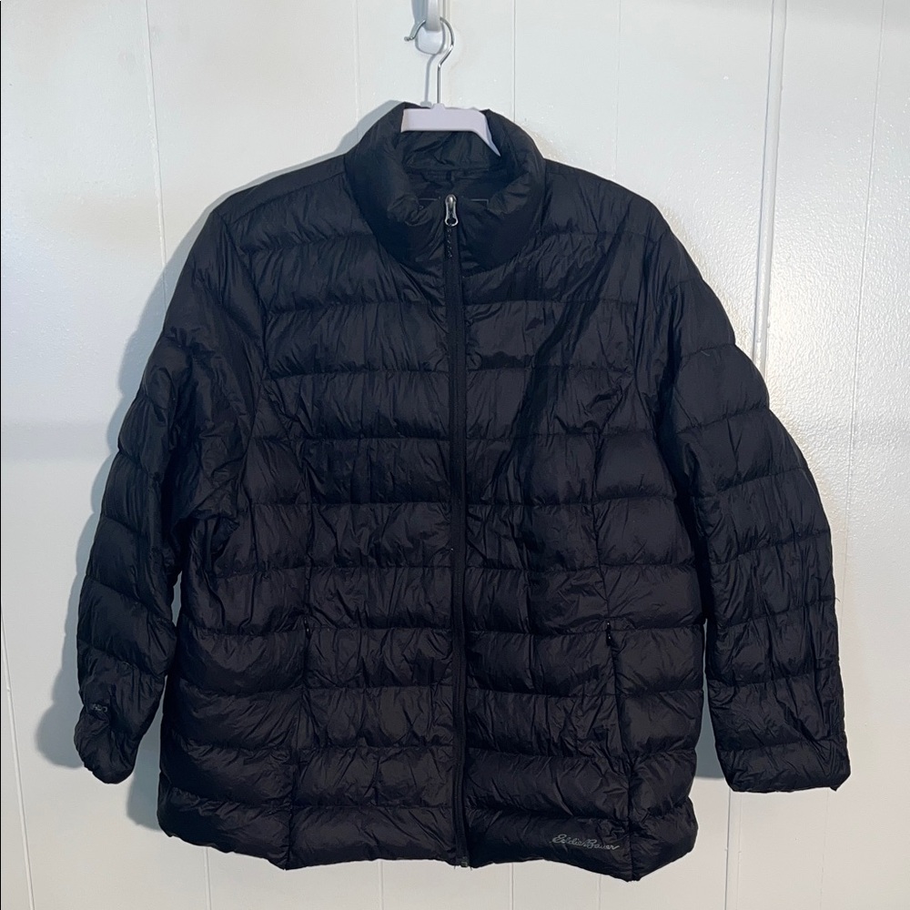 Eddie Bauer Women's Classic Black down Puffer Jacket